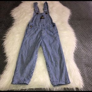 OshKosh Denim Striped Overalls
